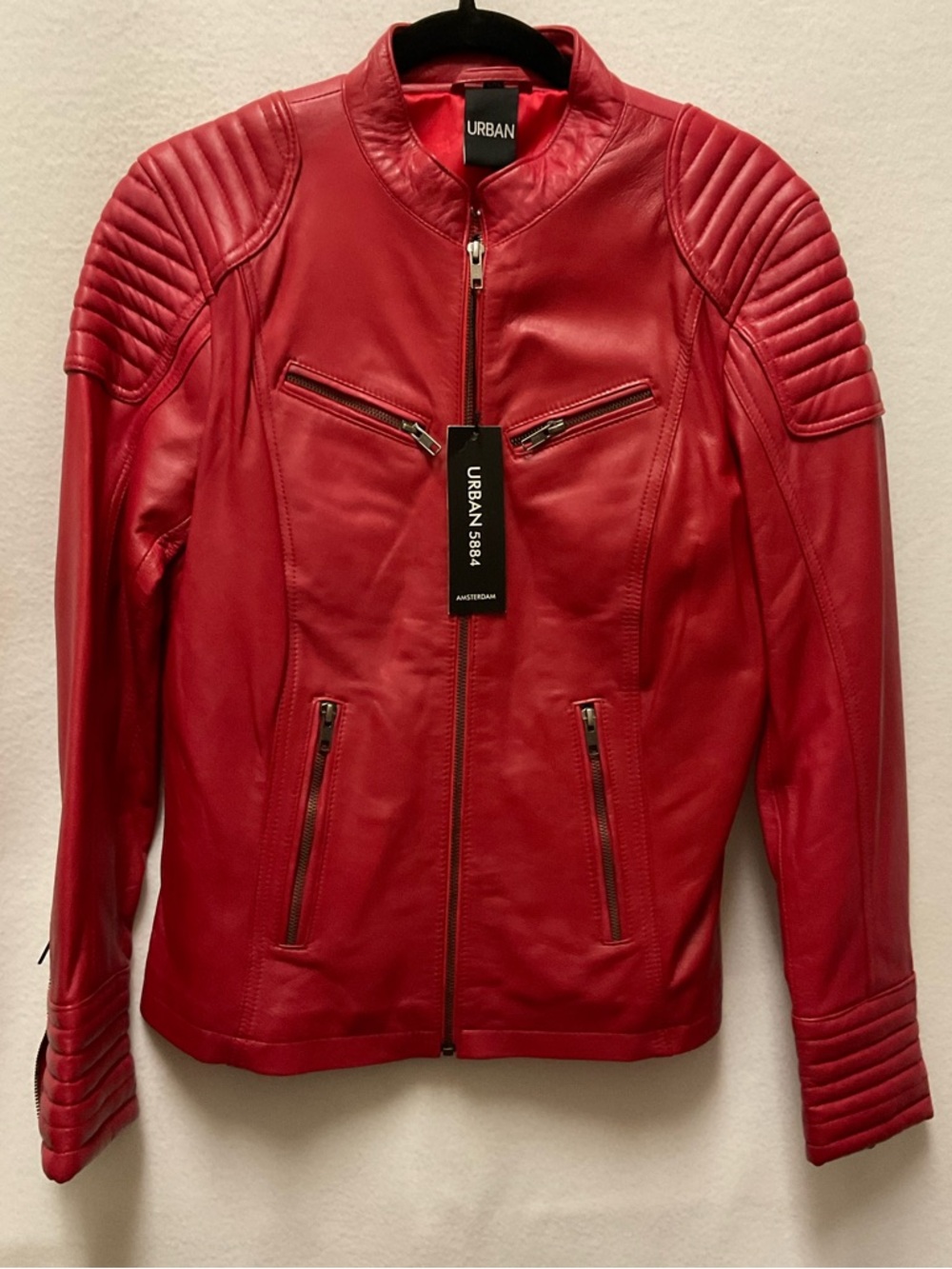 Angelina Biker Jacket from the Dutch brand Urban 5884 Amsterdam.